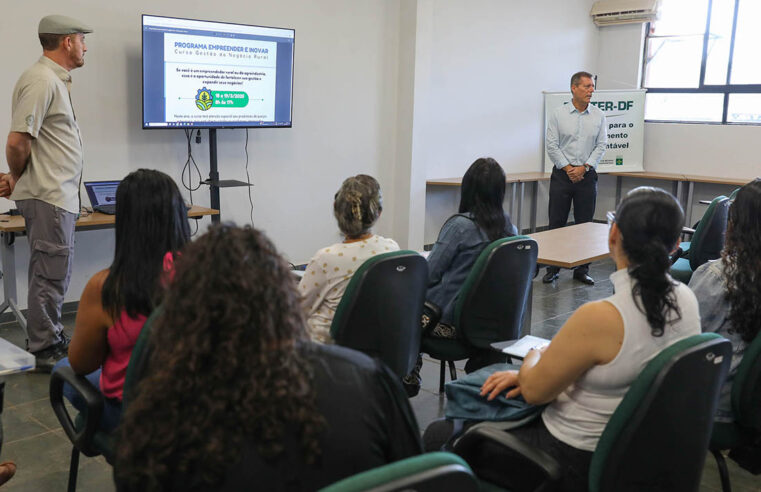 Programa capacita produtores rurais do DF para gestão de negócios
